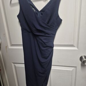 Elegant Navy Blue Dress